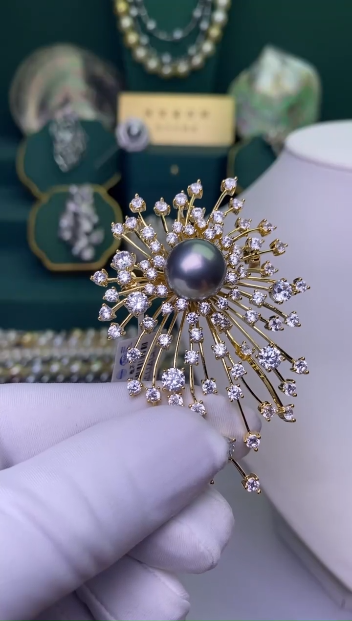 【闪购商品】海水珍珠胸饰未镶嵌13-14