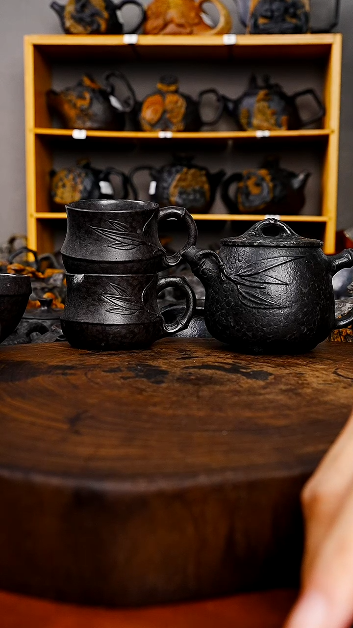 身****远冰碛岩一壶两杯