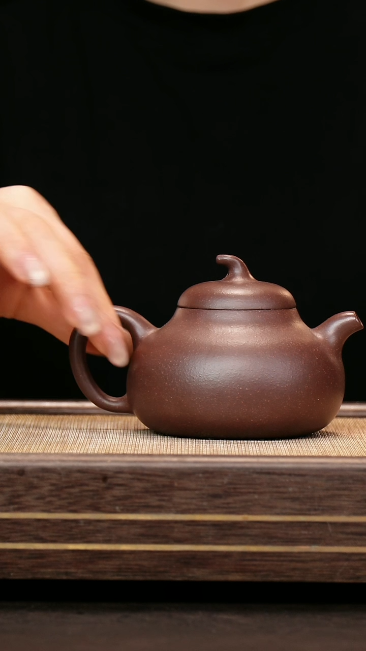 茶壶紫砂91底槽清 茄瓜240cc