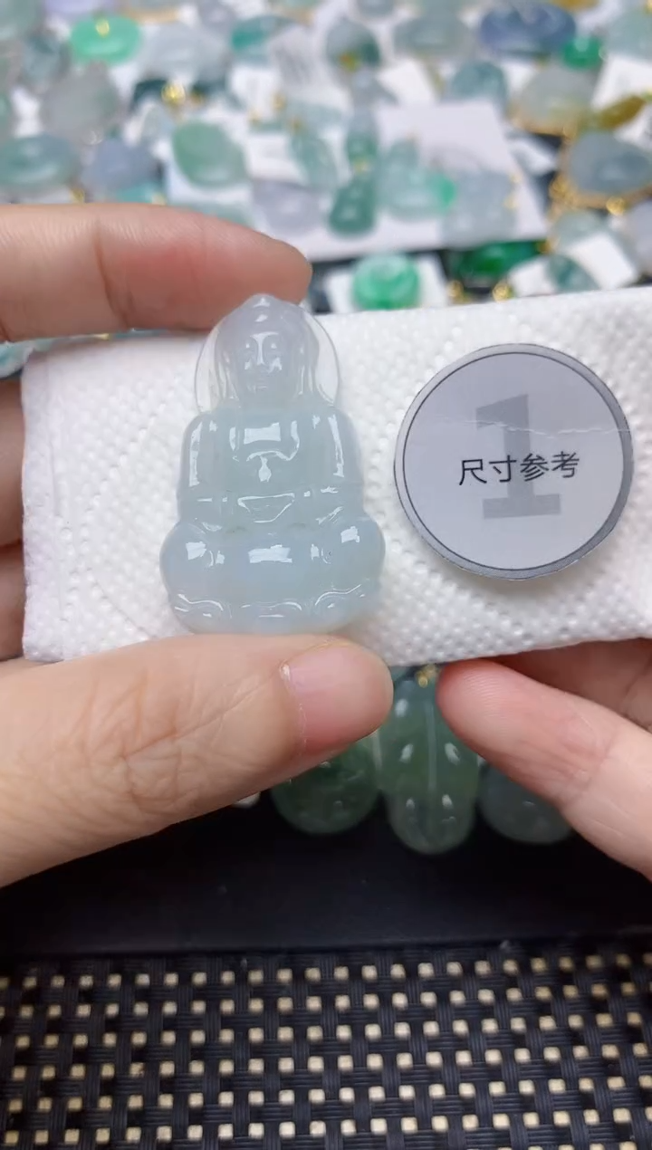 颈饰未镶嵌翡翠天然缅甸A货翡翠