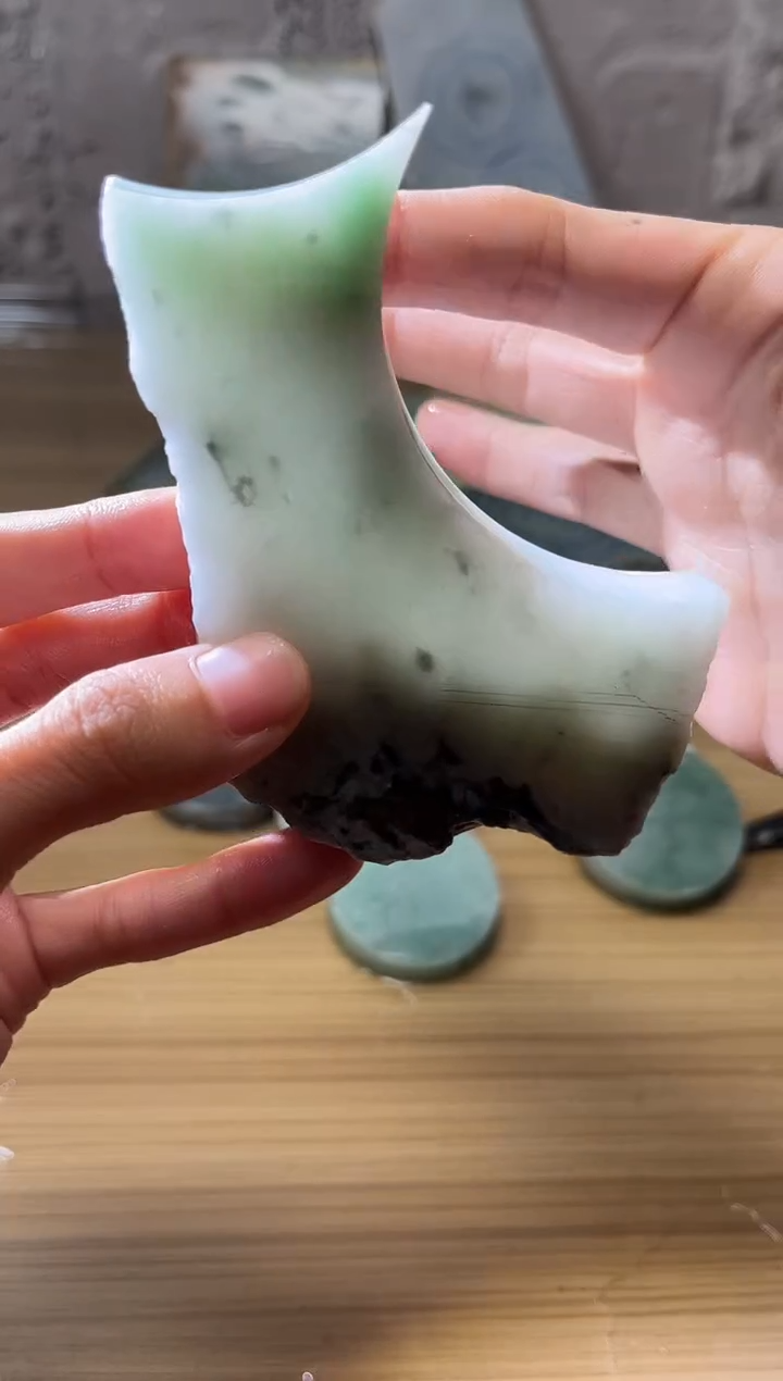 裸石翡翠翡翠a货正品玉石古陈004