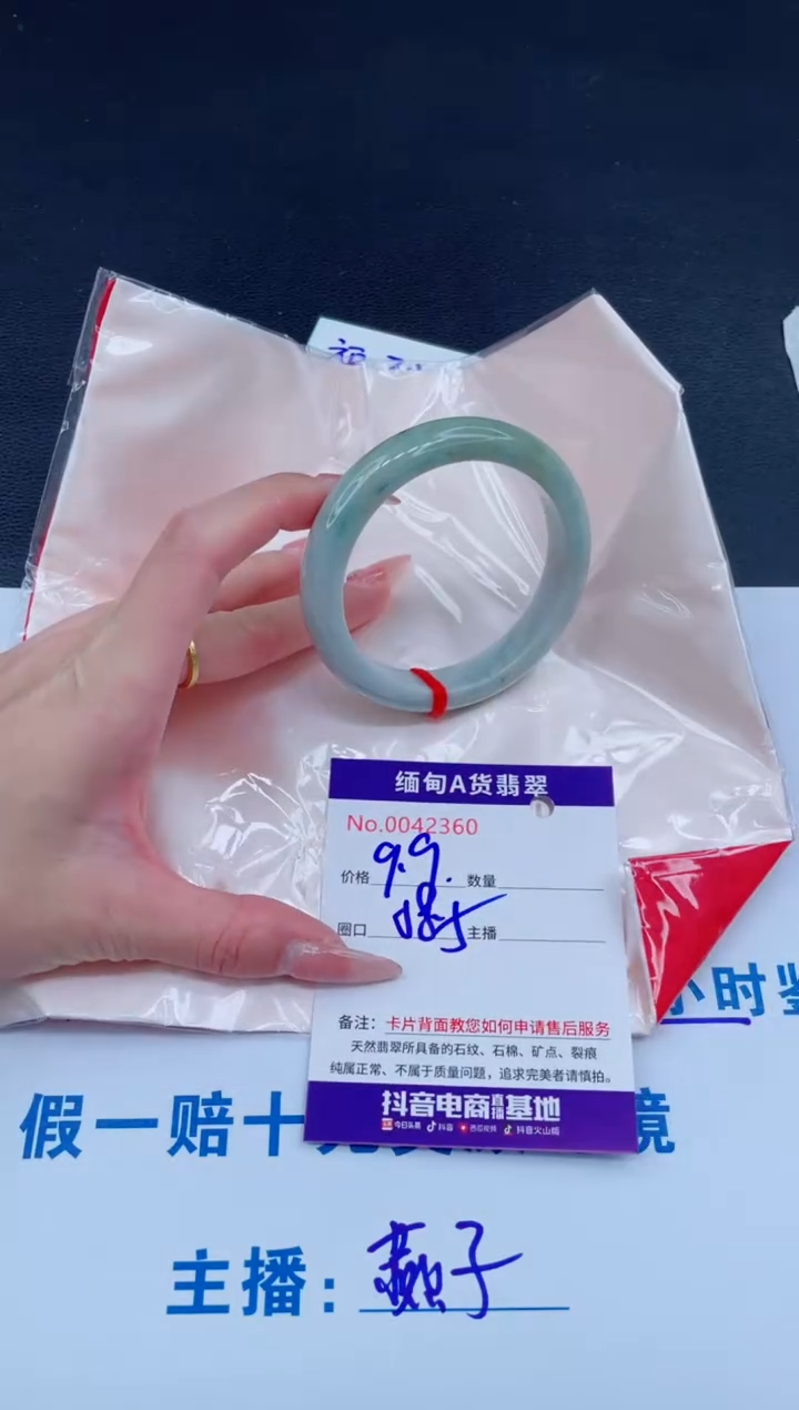 未镶嵌手镯翡翠9.9