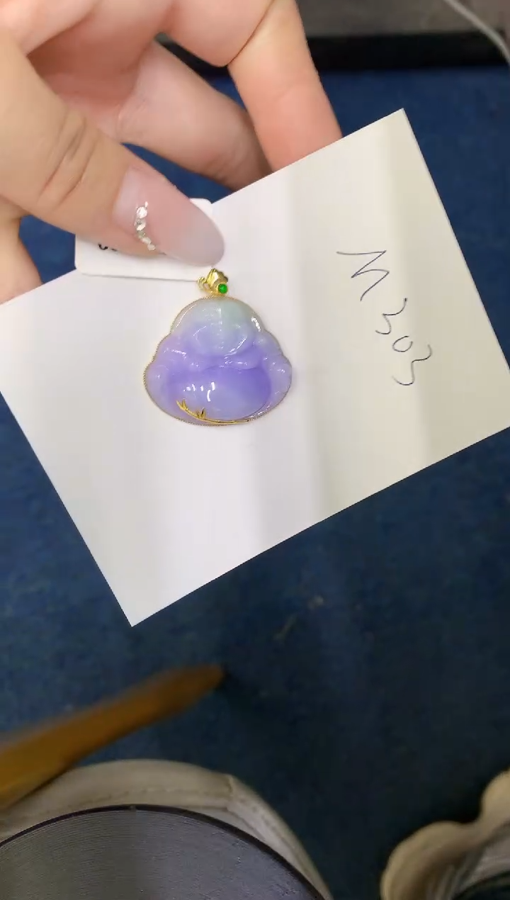 【闪购商品】翡翠颈饰18K金镶嵌00000000000