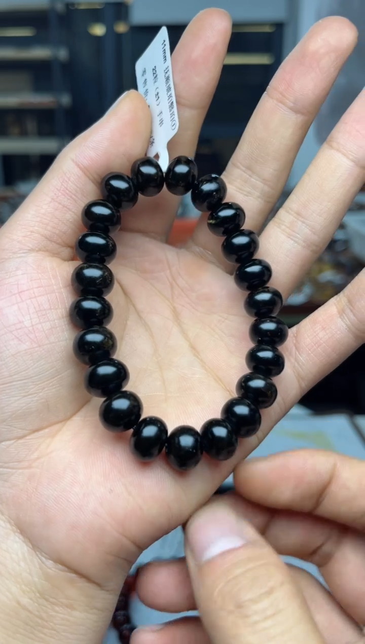 【闪购商品】琥珀裸石未镶嵌发货票翳珀11+手串