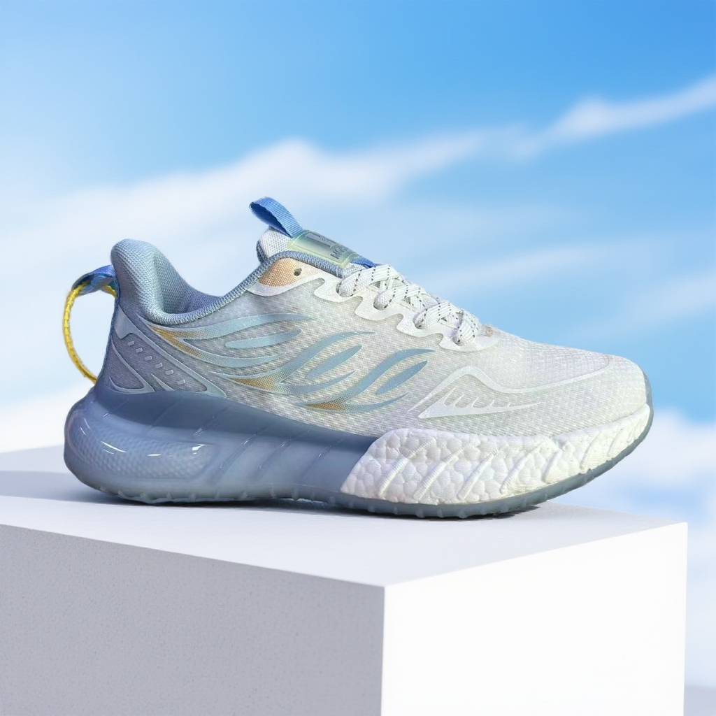 男女同款防滑缓震减震科技轻休闲运动跑鞋2302【小猪2】