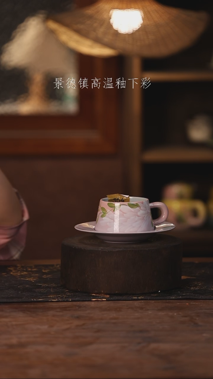 陶瓷景德镇高温釉下手绘陶瓷364