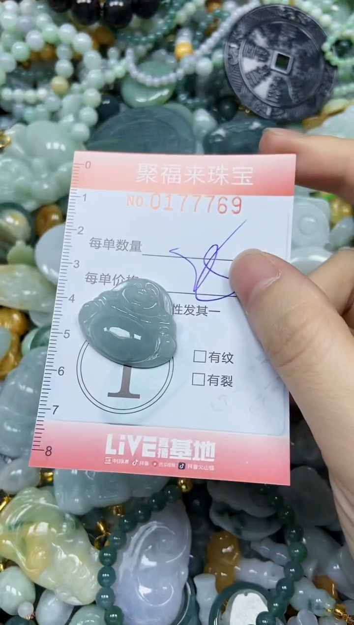 翡翠未镶嵌颈饰闪购0177769