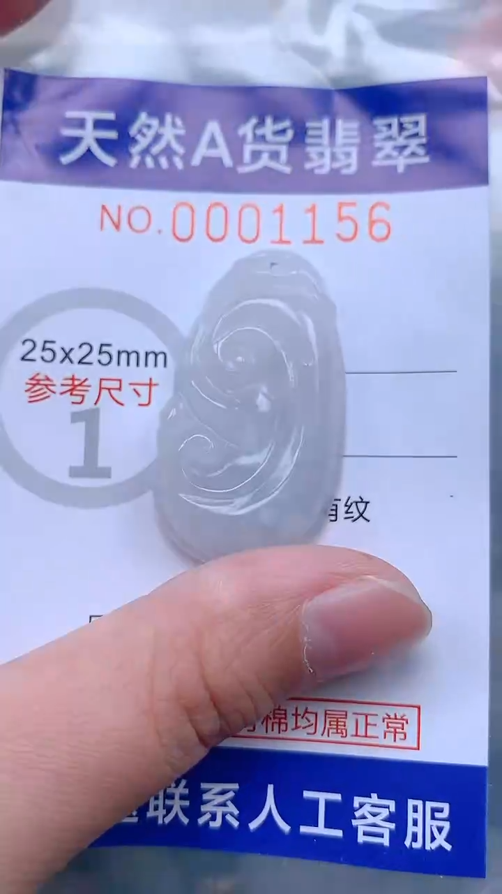 翡翠未镶嵌吊坠(不含链)1