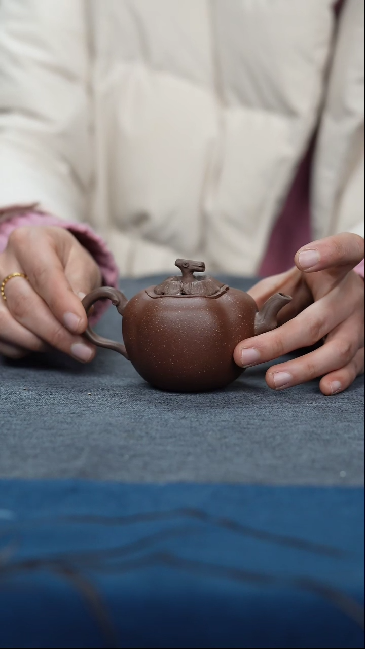 【闪购商品】紫砂茶壶柿柿如意紫砂壶100cc