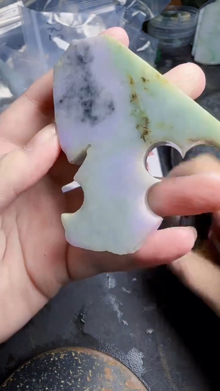 未镶嵌挂件翡翠鱼*天然翡翠098