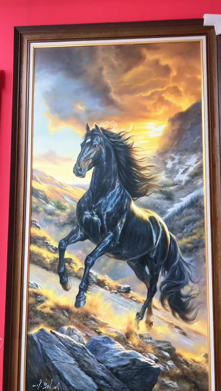 【闪购商品】绘画梁静-80*160平尺-油画