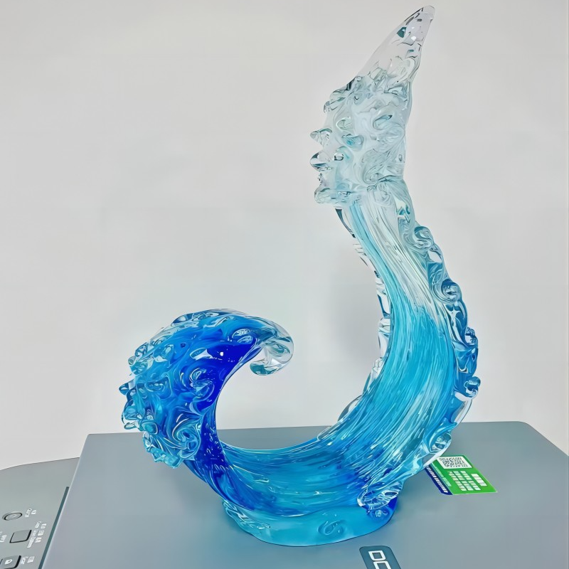 淄博非遗纯手工“风声水起”“一帆风顺”送礼家居摆件花器