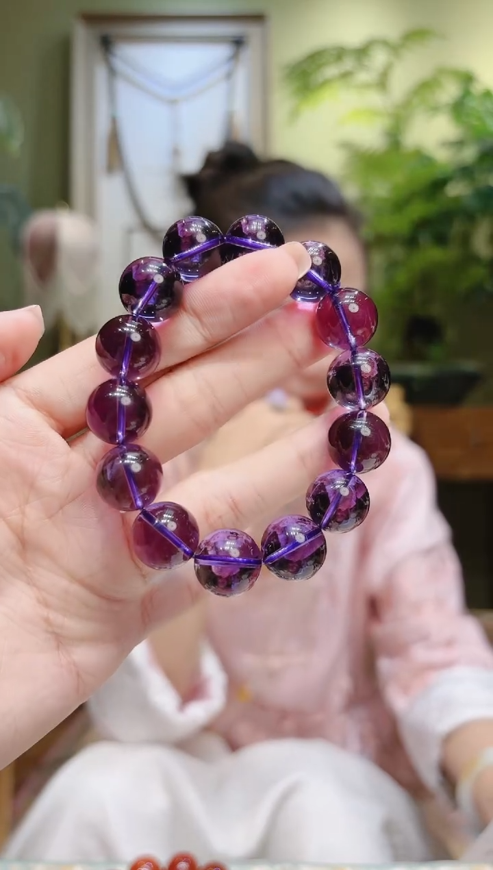 【闪购商品】水晶手串未镶嵌紫水晶手串14.1Y