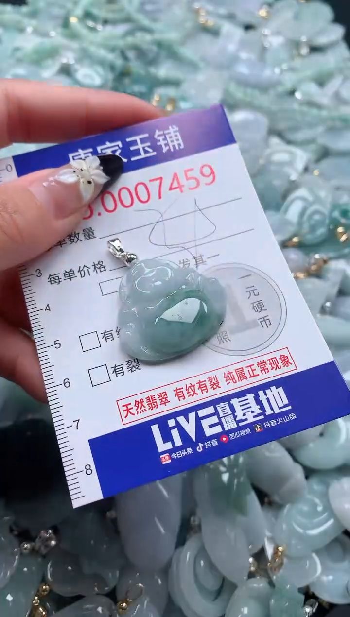 颈饰未镶嵌翡翠7459