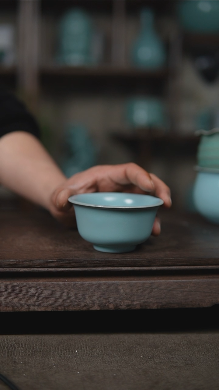 【闪购商品】杯仿古宋臻纯手压手杯