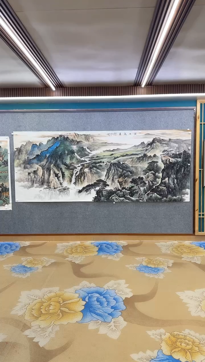 【闪购商品】绘画M张伦玉-大丈二-山水国画