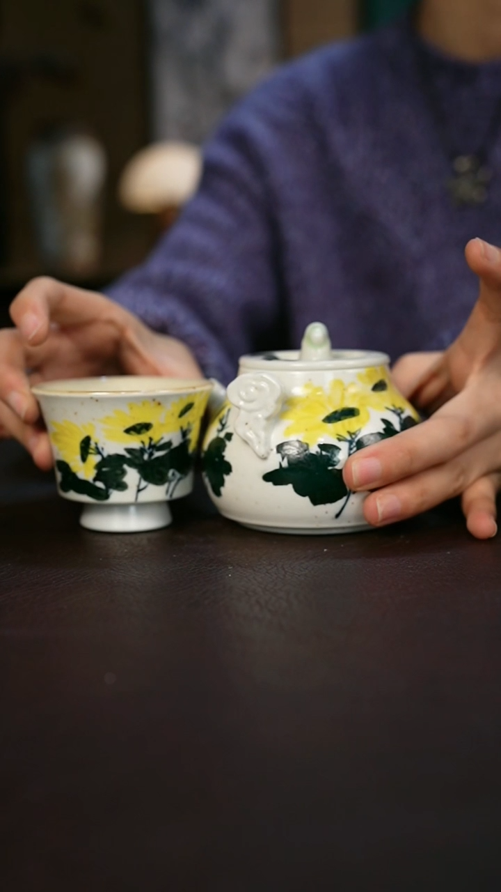 【闪购商品】景德镇陶瓷杯碗柴烧多人