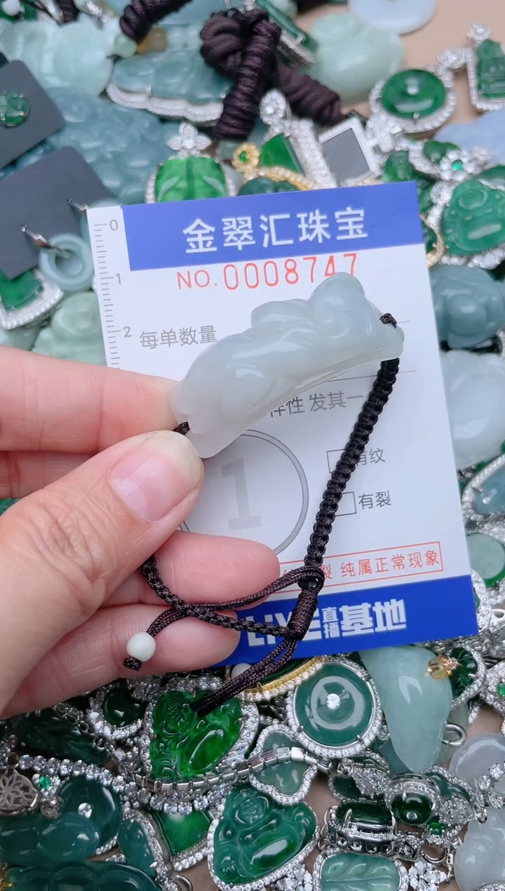 【闪购商品】翡翠颈饰未镶嵌8747.....1