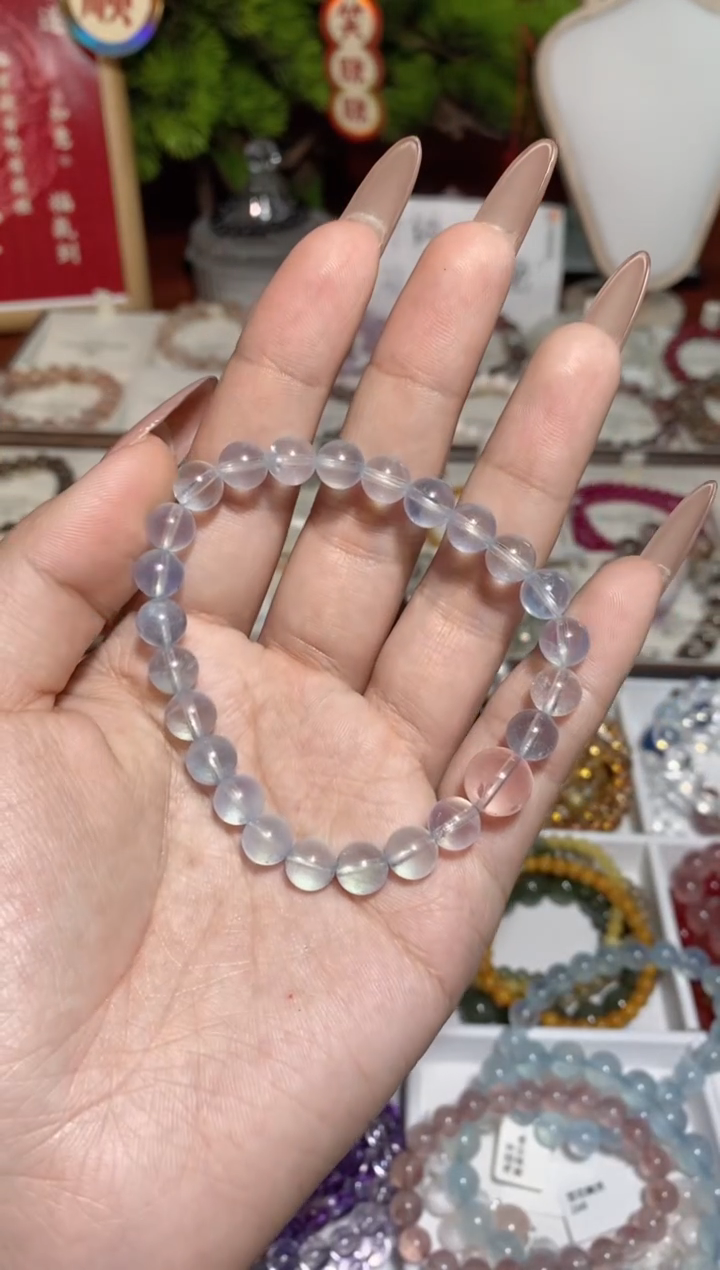 【闪购商品】水晶手串未镶嵌海蓝宝