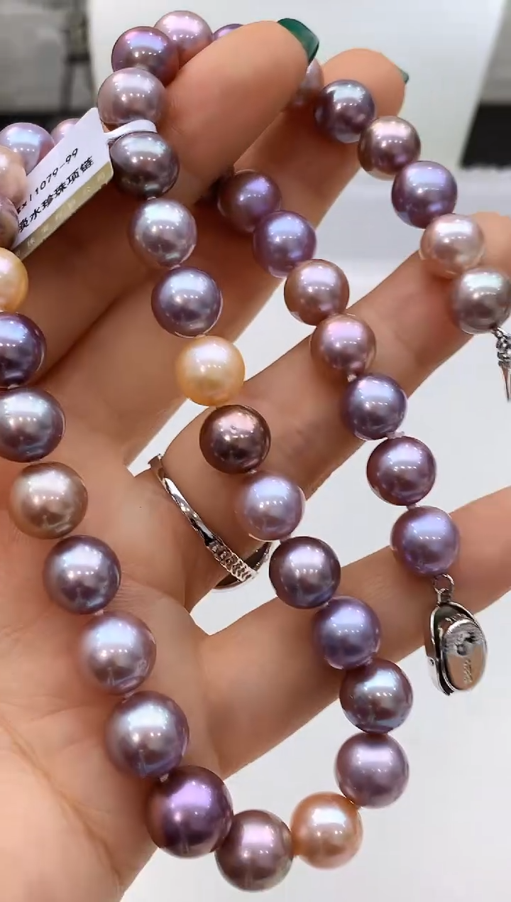 【闪购商品】淡水珍珠项链未镶嵌160 9-11mm