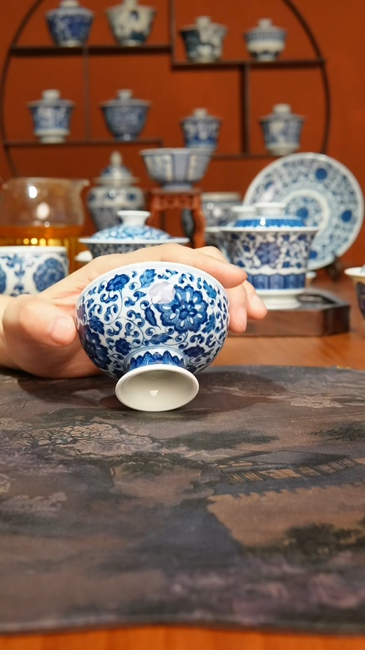 【闪购商品】景德镇镹曰陶柴窑手工手绘