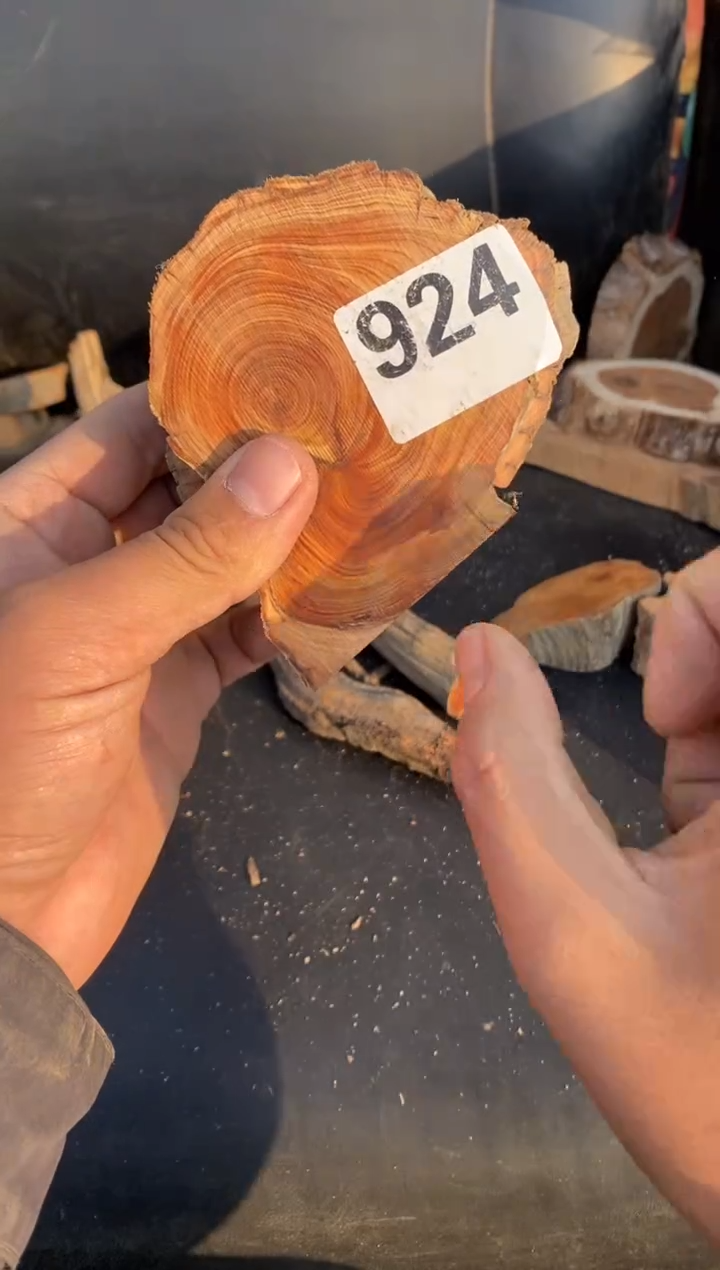 柏木（崖柏）太行陈化崖柏切片！随机（1单1片）924