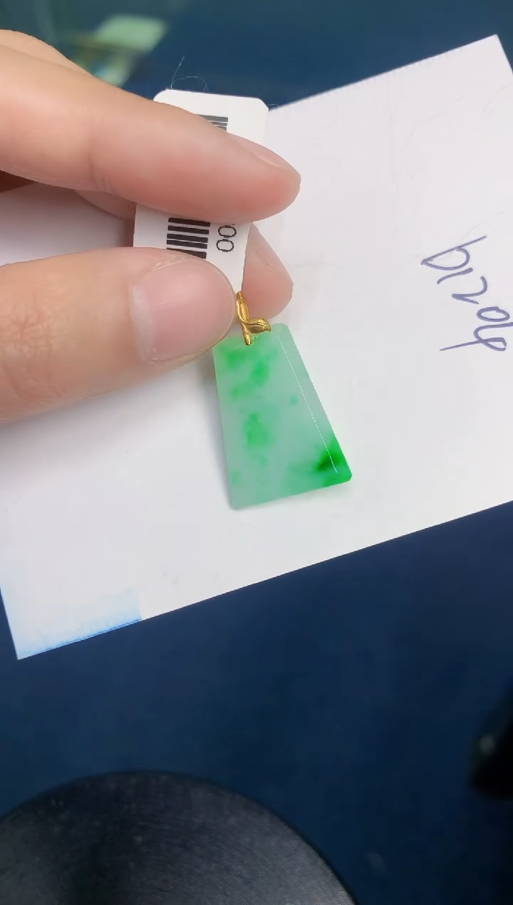 【闪购商品】翡翠颈饰18K金镶嵌000000000