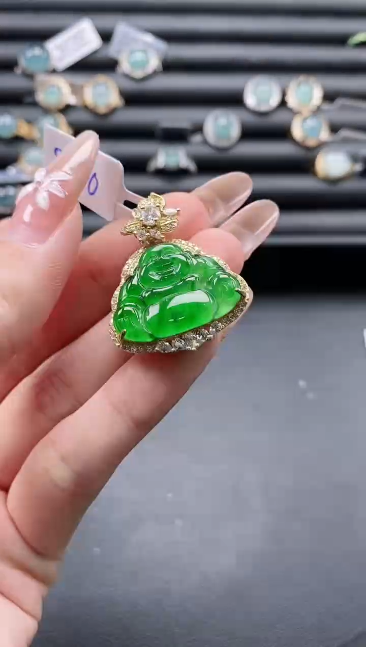 【闪购商品】翡翠戒指银S925镶嵌11111
