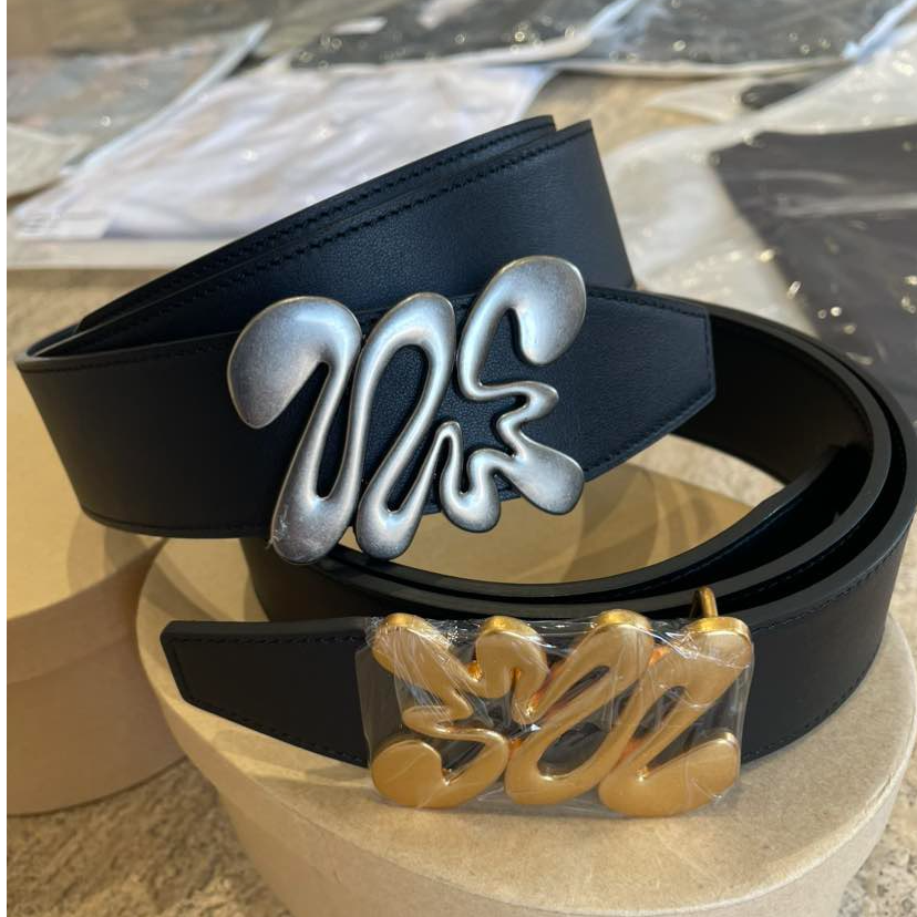 manzanilla  25早秋设计师logo皮带 ss0092