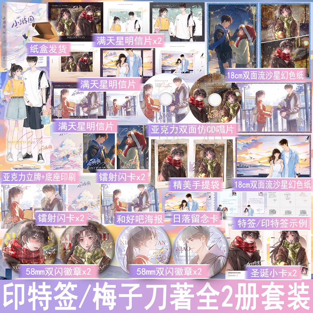 印特签 小游园 梅子刀著现代青春校园言情小说青春文学现言畅销书