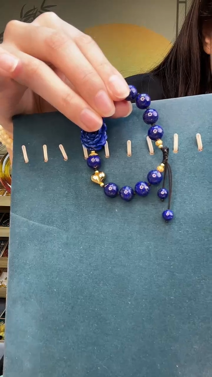 未镶嵌青金石手绳A3287