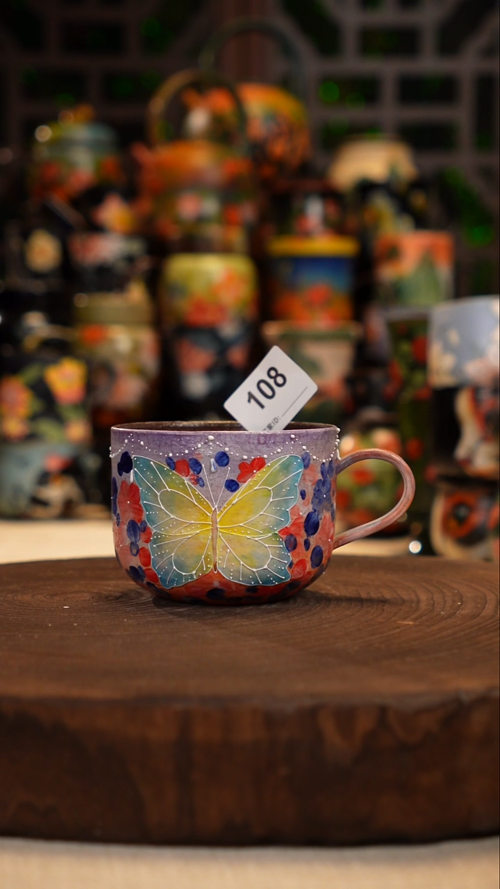 油画   手绘釉下彩108