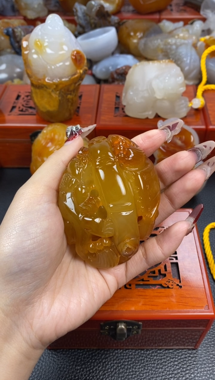 【闪购商品】玛瑙/玉髓手把未镶嵌1