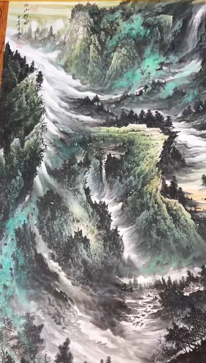 【闪购商品】国画周建真老师亲笔绘画作品27-65