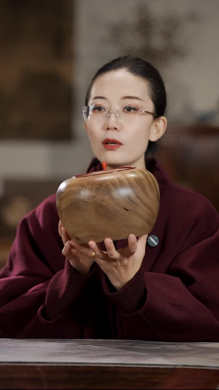 金丝楠药香 大茶仓茶叶罐21cm