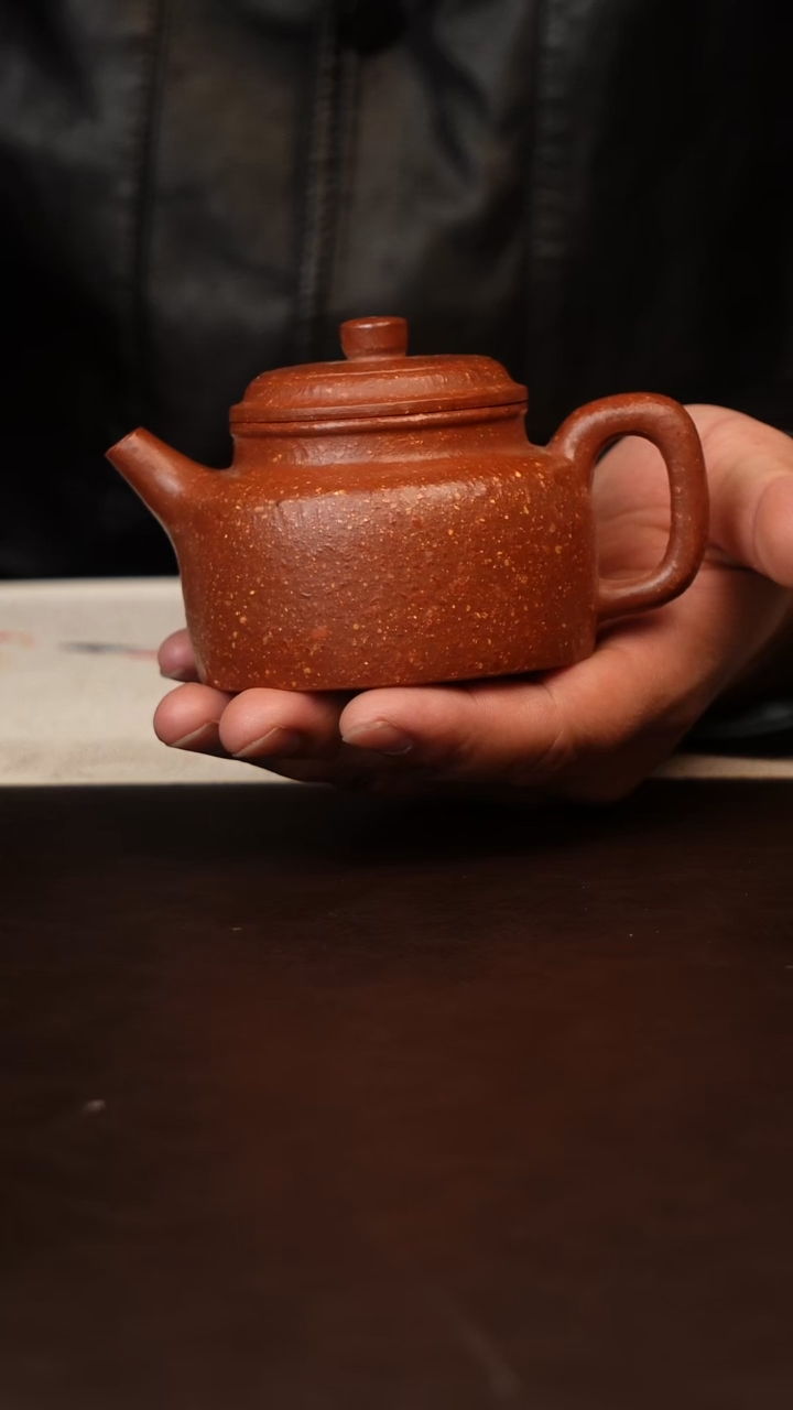 茶壶紫砂原矿紫砂8目德钟