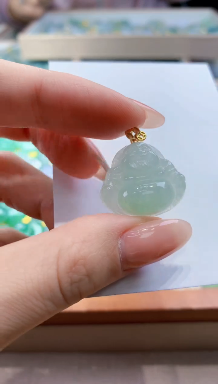 颈饰未镶嵌翡翠天然缅甸a货翡翠