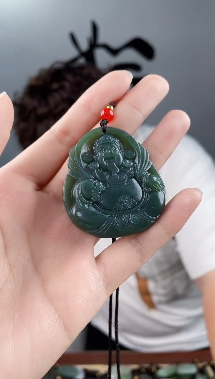 和田玉未镶嵌颈饰拍一发一，多样性发货