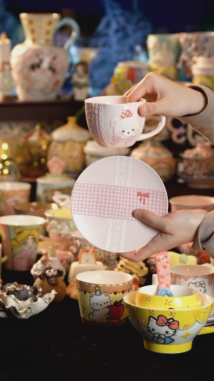 其他陶景德镇釉下彩手绘设计师款陶瓷