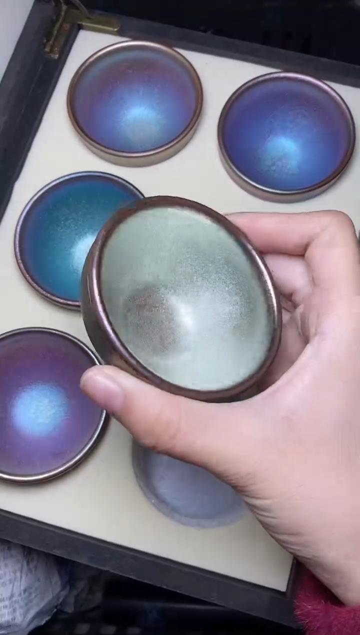 【闪购商品】茶盏糖果 套装 盏三疯建盏茶器