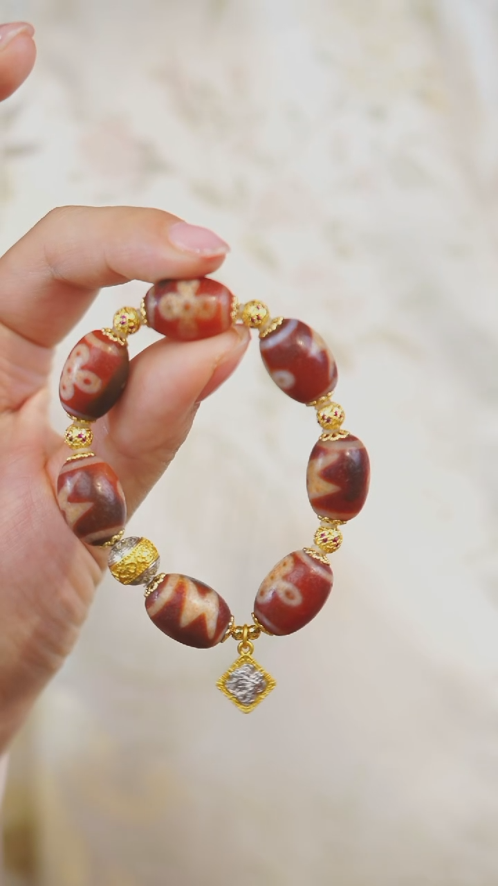 【闪购商品】玛瑙/玉髓手串未镶嵌多样性发一