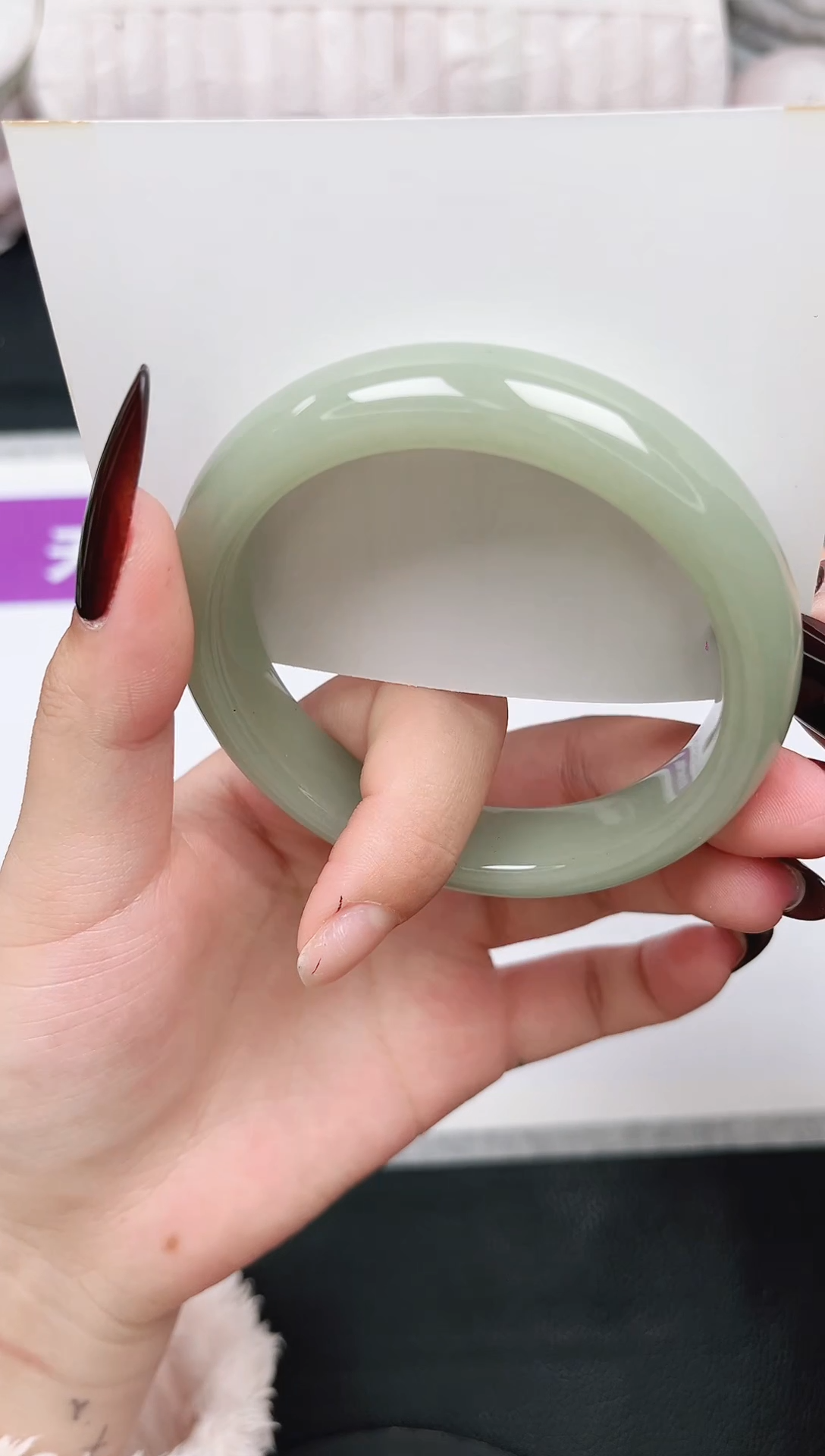 未镶嵌手镯石英质玉35-58