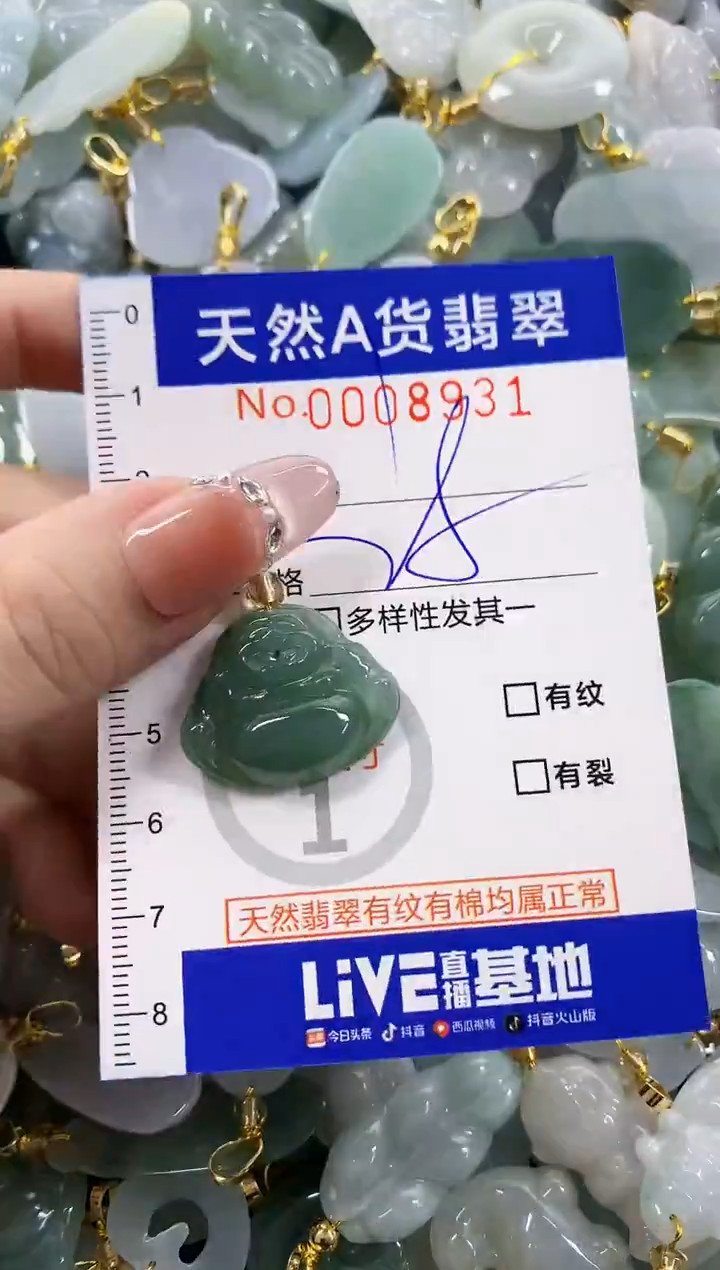 颈饰未镶嵌翡翠天然A货翡翠