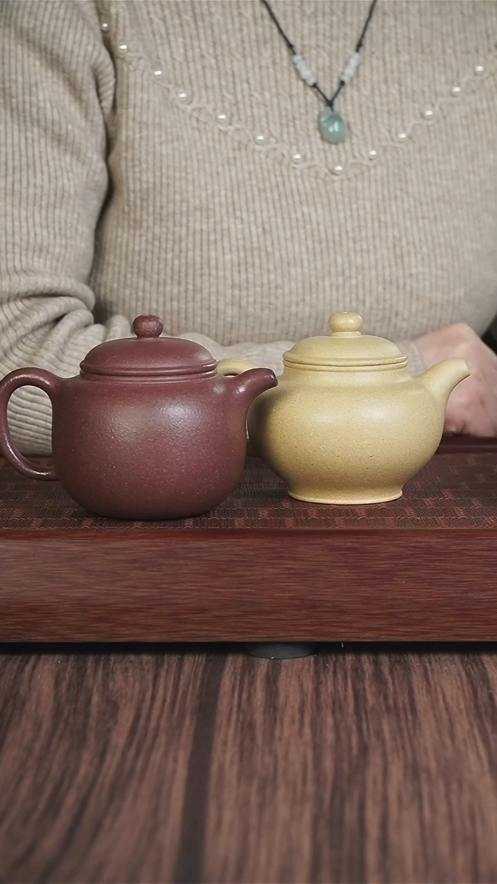 【闪购商品】紫砂茶壶本绿 掇只+千禧紫泥 匏尊