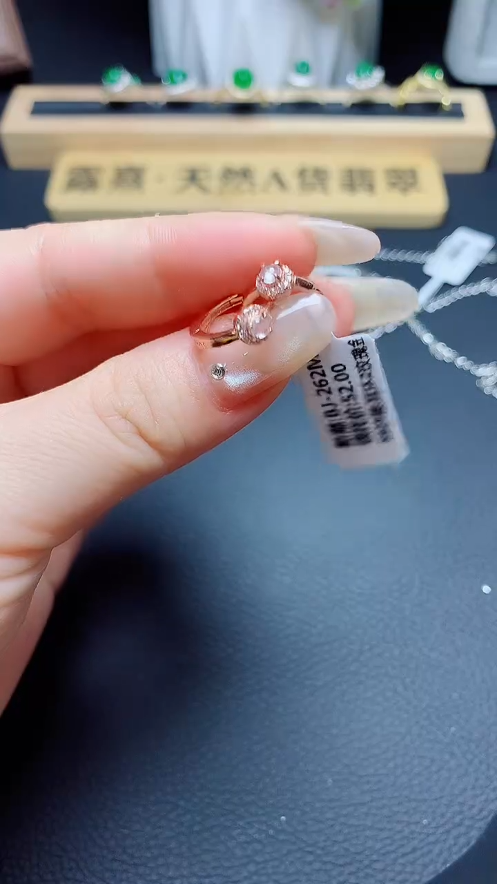 翡翠戒指银S925镶嵌天然翡翠A货s925银镶