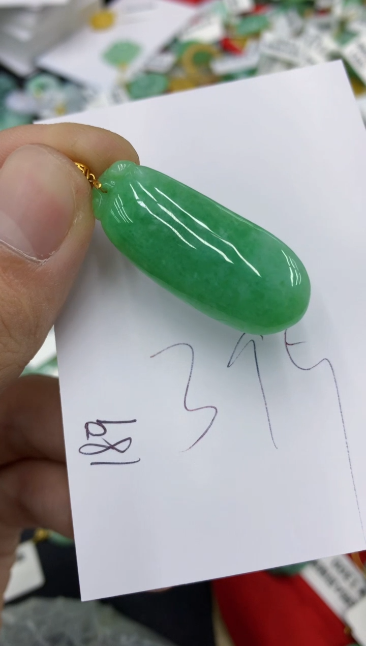 翡翠18K金镶嵌颈饰号链接1111111