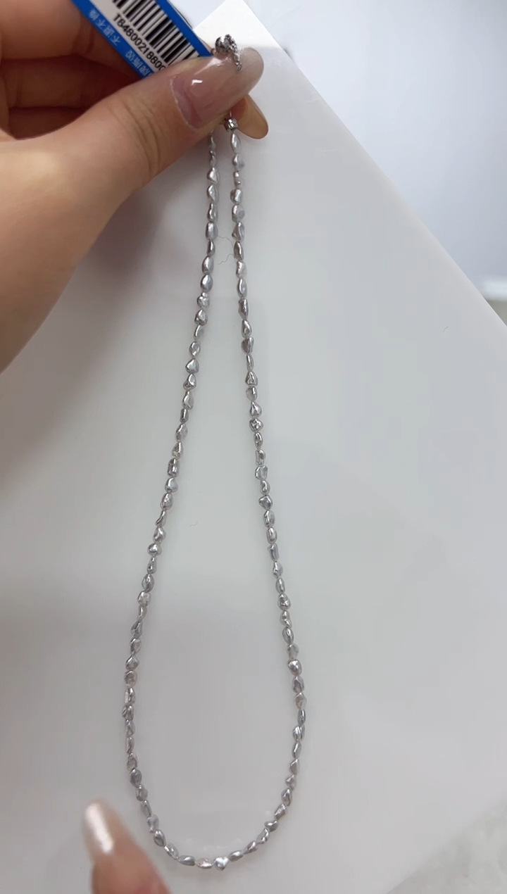 【闪购商品】海水珍珠DA银S925镶嵌T848 澳白项链 