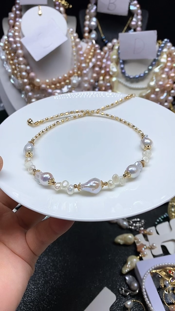 【闪购商品】淡水珍珠颈饰未镶嵌多人