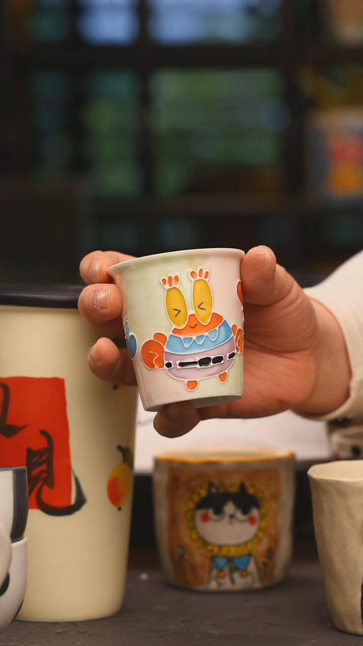 【闪购商品】摆件设计师陶瓷创意手作陶瓷景德镇