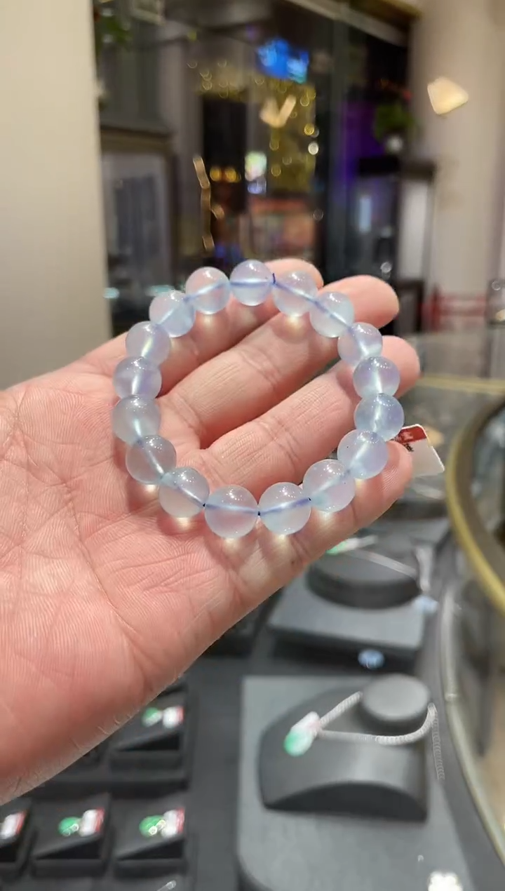 【闪购商品】海蓝宝石手链未镶嵌新年快乐